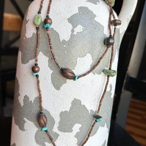 Silpada 60” Long Multi Color Necklace